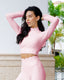 Reverie Scalloped Sports Crop Top